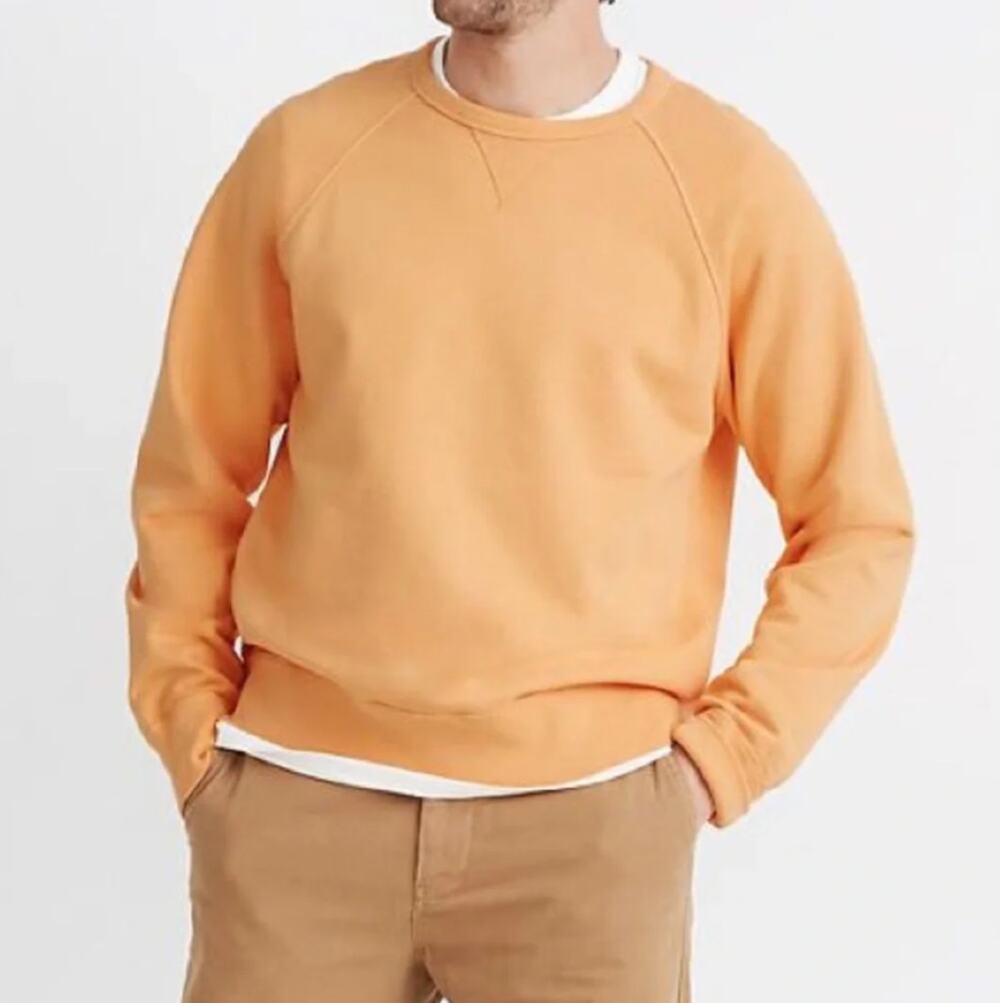 Madewell Garment-Dyed Crewneck Sweatshirt